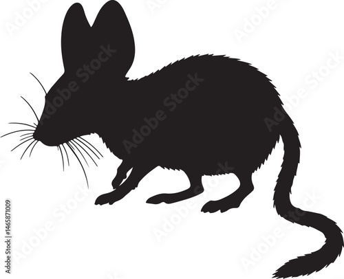 Jerboa Vector Silhouette