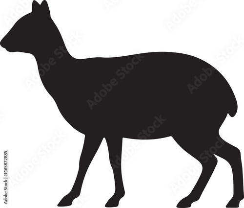 Klipspringer Vector Silhouette