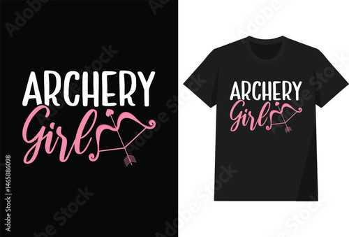 Archery Girl T shirt Design