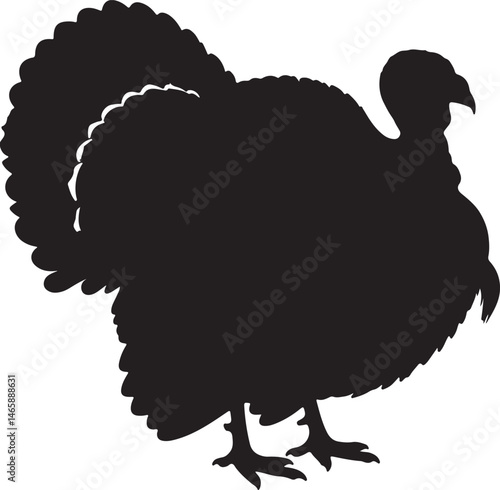 Turkey Vector Silhouette