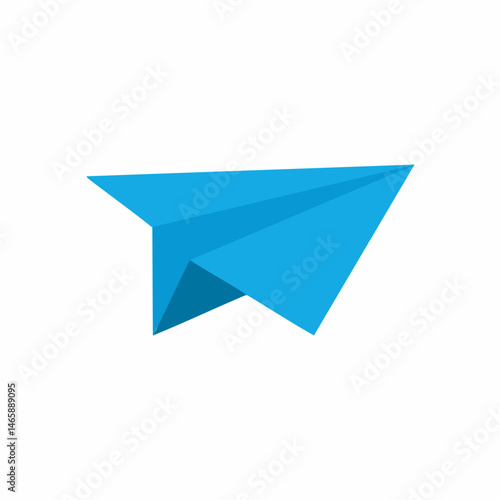 Paper Airplane Vector Icon. Vector Image