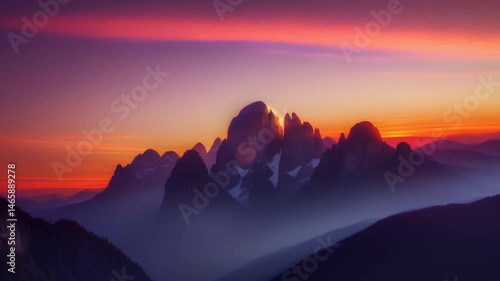 A timelapse of a sunset. 