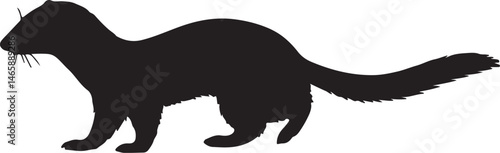 Weasel Vector Silhouette
