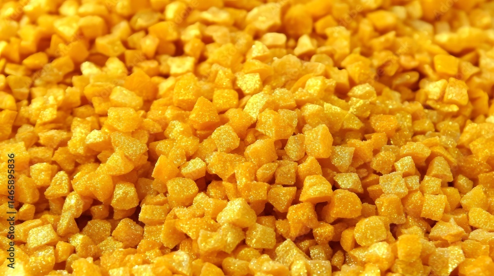 Golden Glitter Sugar Cubes Texture Background Golden Glitter Sugar Cubes Texture Background