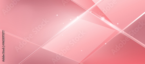 Minimal luxury cosmetic ads gradient pink with diagonal elegant background vector. Social ads design