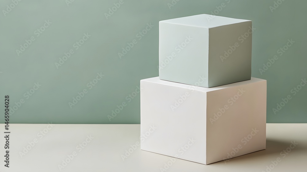 Pastel Cubes Minimalist Product Display Background Pastel Cubes Minimalist Product Display Background