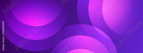 Overlapping purple circles on a purple background suitable for abstract backgrounds, graphic design projects, and geometric patterns.