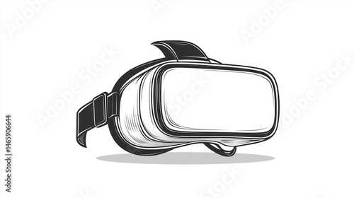 Obraz na płótnie VR Headset, Illustration, Technology, Digital w salonie