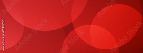 Abstract red background with overlapping circles. Suitable for dynamic designs, modern art concepts, vibrant presentations, and eyecatching graphics.