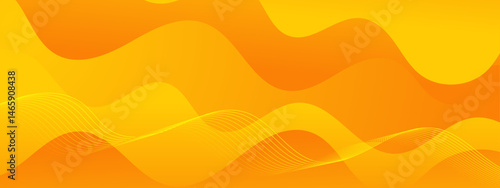 Yellow and orange wavy lines; vibrant and abstract background perfect for graphic design, website backgrounds, and digital presentations.