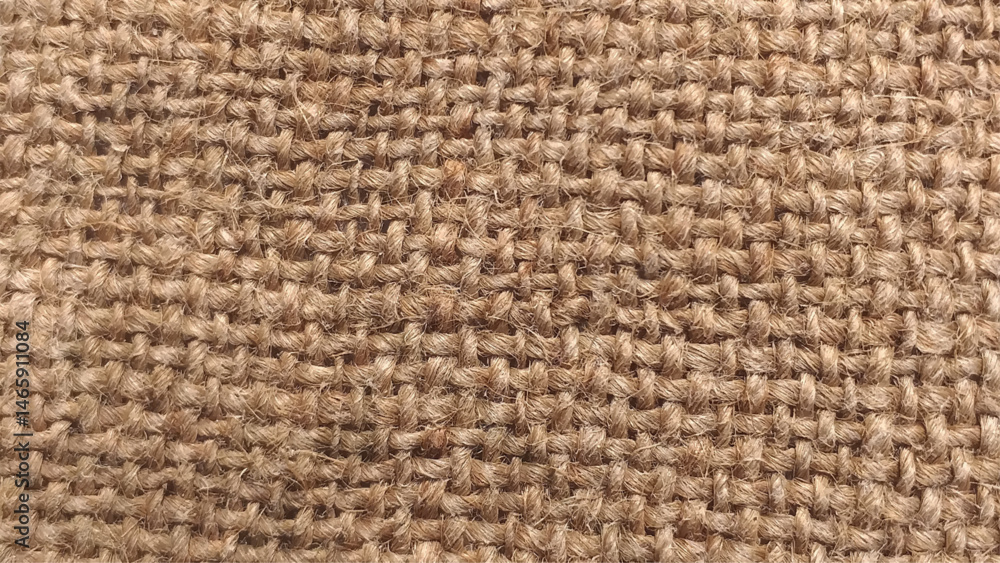 Natural jute burlap texture. Material woven from jute thread. Natural jute burlap texture. Material woven from jute thread.