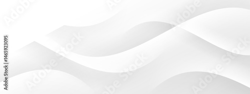 White abstract background with wavy lines suitable for modern designs, digital art, web banners, presentations, and wallpapers.
