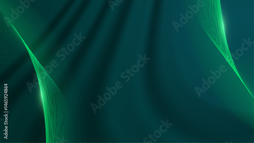 Abstract image with a green glow suitable for artistic backgrounds, modern designs, vibrant concepts, and creative projects needing a soft, ethereal touch.