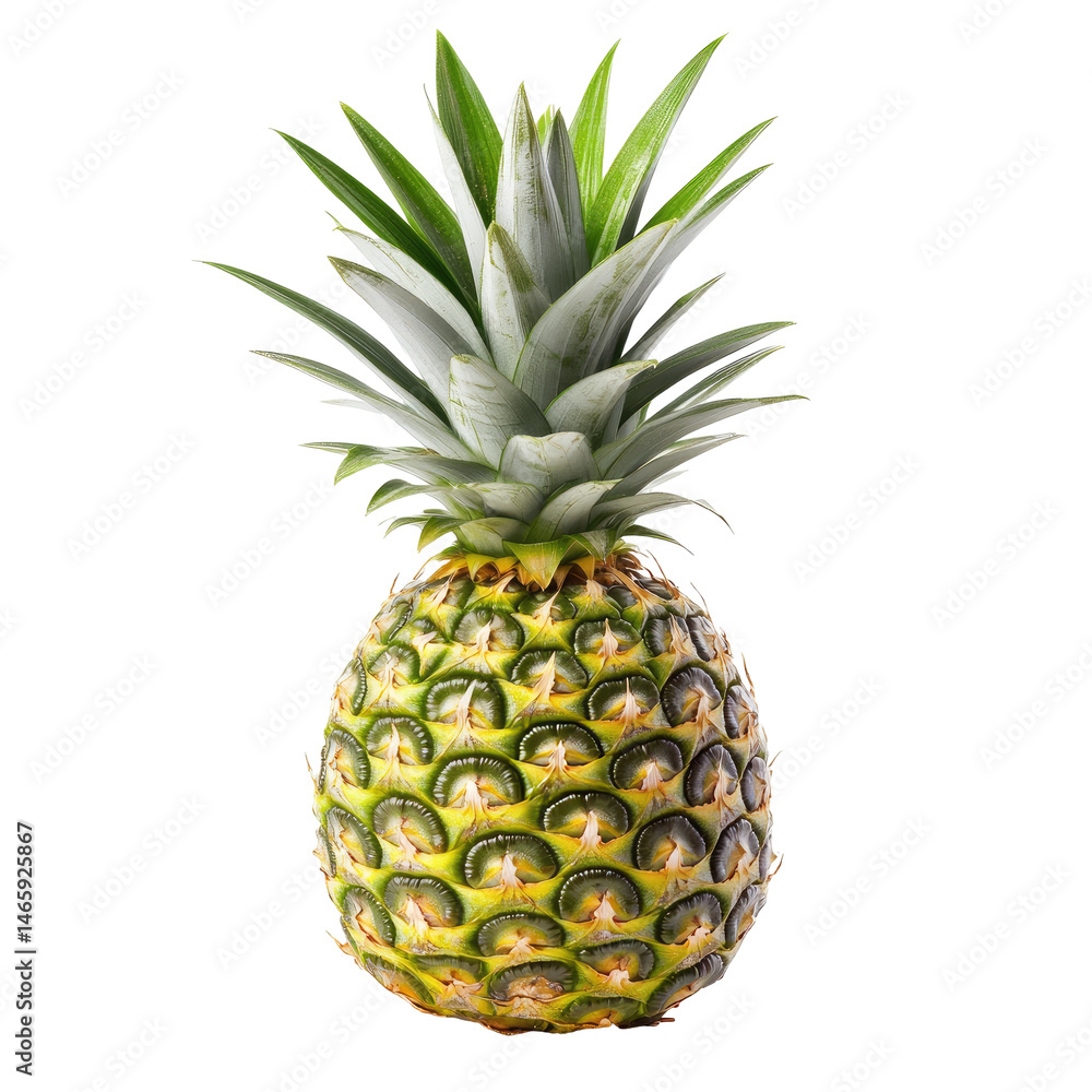 Fototapeta premium Fresh pineapple, vibrant and full
