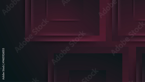 Dark abstract background with overlapping squares. Suitable for web design, print materials, presentations, and digital art projects. Versatile and modern look.