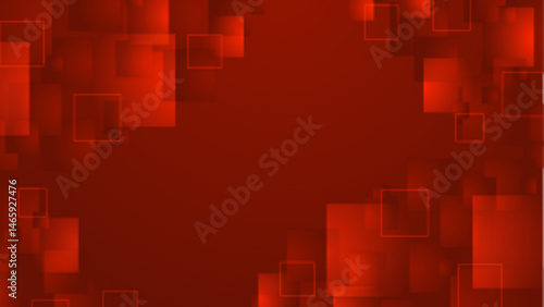 Abstract red background with overlapping squares. Suitable for modern graphic design projects, backgrounds, and digital art creations. Bold and striking visuals.
