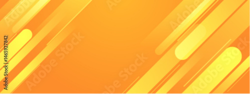 Yellow and orange abstract background with diagonal lines and rounded rectangles. Suitable for colorful designs and modern themes. Vibrant and dynamic graphic asset for various projects.