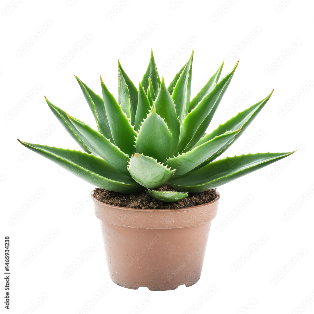 Fototapeta premium Potted succulent plant