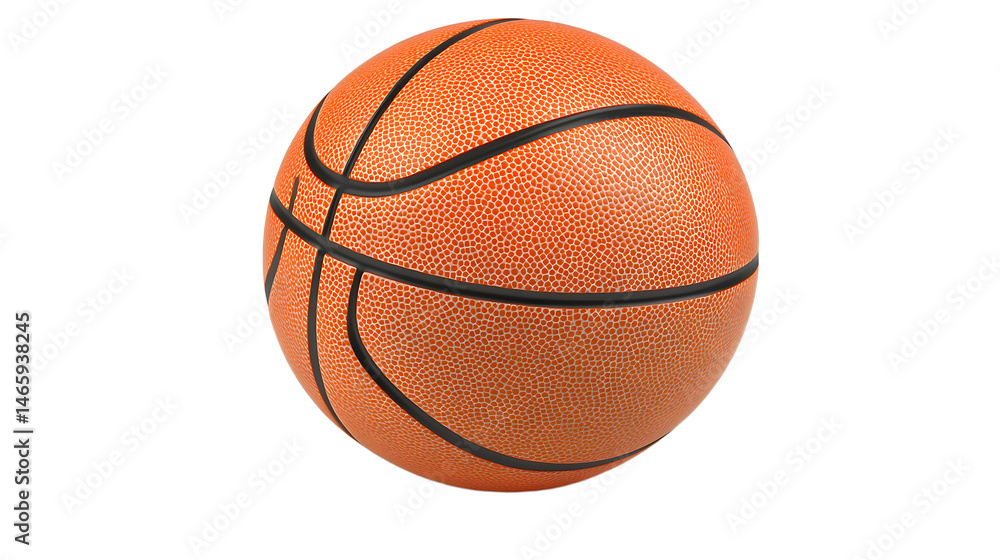 Fototapeta premium An Enthralling Basketball That Inspires Passion and Team Spirit on the Court