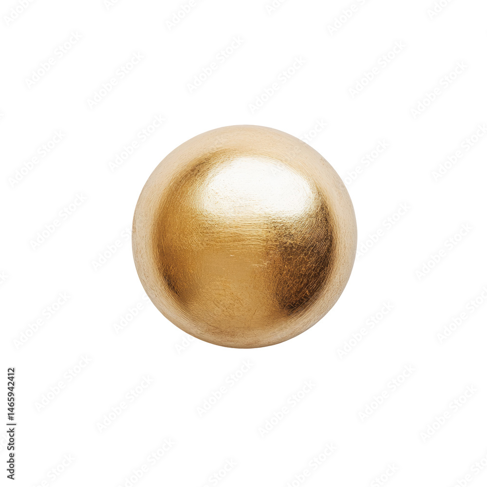Gold sphere, smooth surface Gold sphere, smooth surface