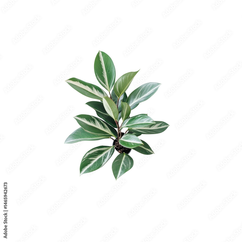 Plant with variegated leaves Plant with variegated leaves