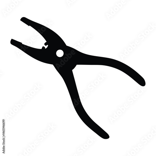 hole puncher vector silhouette icon - ideal for business, office, or remote work graphics.