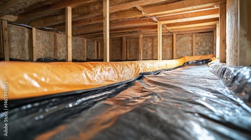 Encapsulation System for Crawl Space Moisture Control