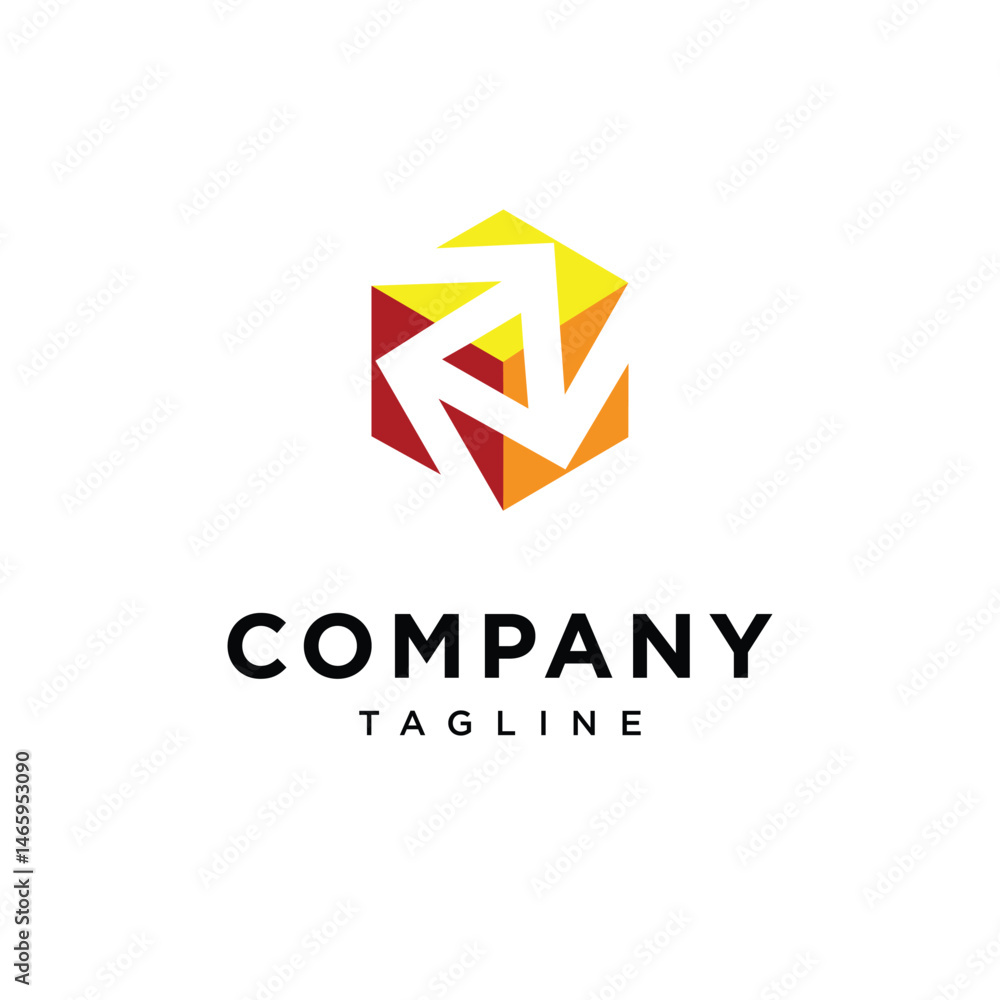 Arrow Box Logo Icon Vector Arrow Box Logo Icon Vector