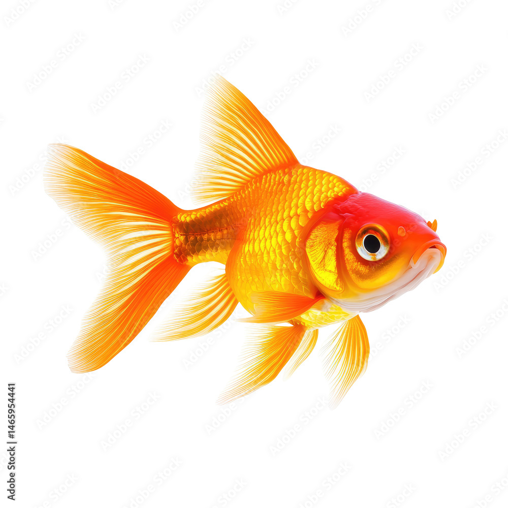 Goldfish swimming profile Goldfish swimming profile