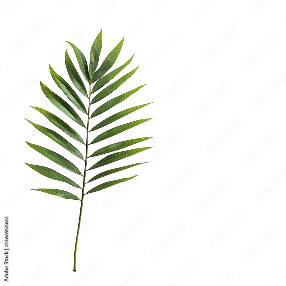 Fototapeta premium Detailed Palm Leaf Illustration
