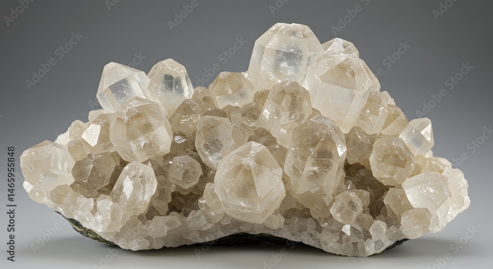 Quartz Crystal Cluster on Base Quartz Crystal Cluster on Base