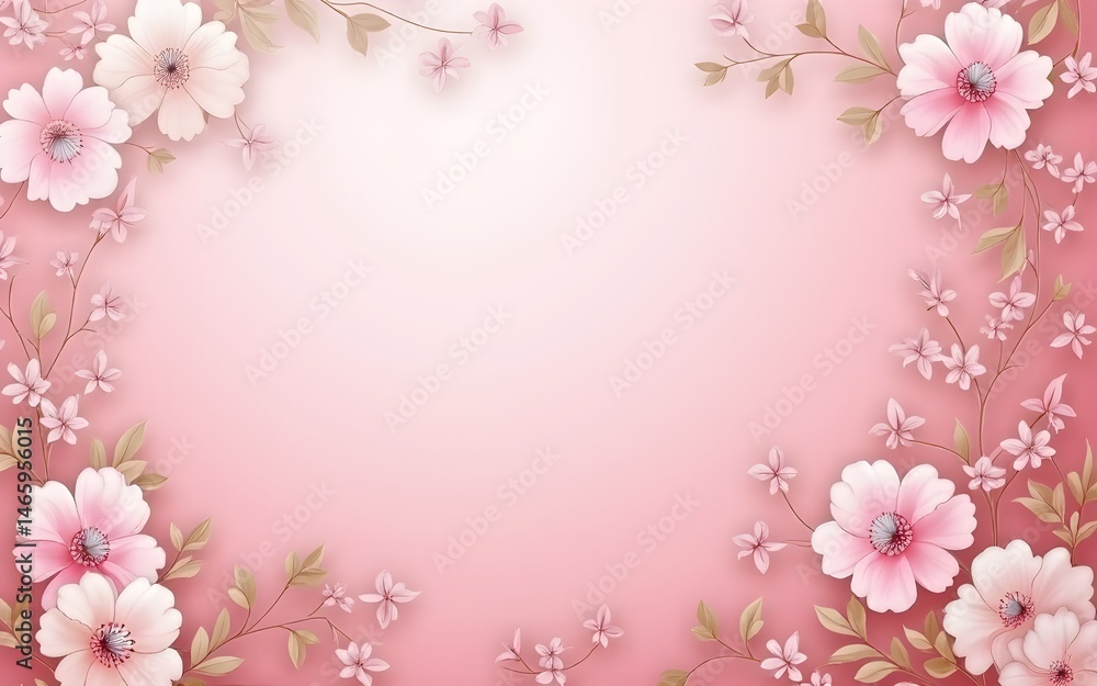 Elegant pink wallpaper with floral design, perfect for creating a stylish room ambiance, floral, elegant, pattern. High quality Elegant pink wallpaper with floral design, perfect for creating a stylish room ambiance, floral, elegant, pattern. High quality