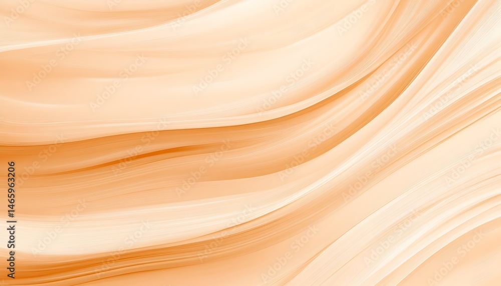 Abstract image of flowing, light peach and cream colored fabric. Smooth, swirling lines create a luxurious feel Abstract image of flowing, light peach and cream colored fabric. Smooth, swirling lines create a luxurious feel