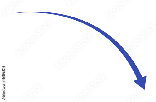 Curved Arrow Icon for Growth and Directional Change