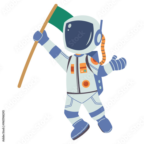 space astronaut illustration