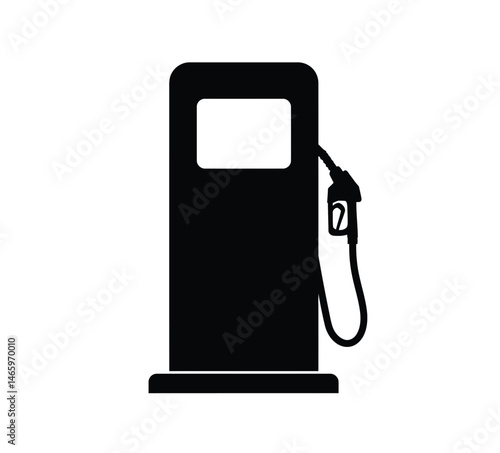 Gas silhouette. This image shows a silhouette of a rower in a boat, paddling with an oar. Vector clipart illustration design.