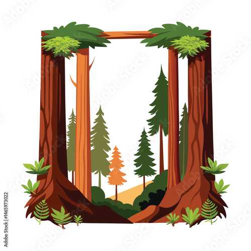 Redwood Reverie Frames-Tree – Handcrafted Tree-Shaped Redwood Photo Frame for Rustic Wall Decor and Nature-Inspired Interiors, tree shaped photo frame, redwood photo frame, rustic tree frame, wooden.