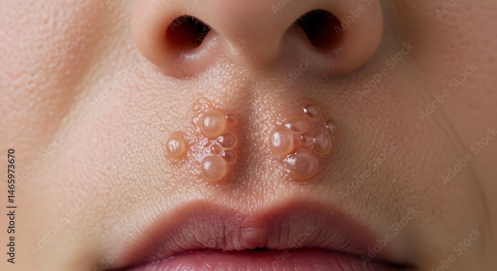 Fototapeta premium Herpes Simplex Infection