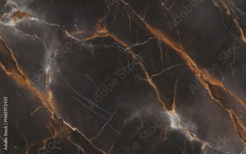 Natural brown marble stone texture background for interior surfaces and architectural material design
