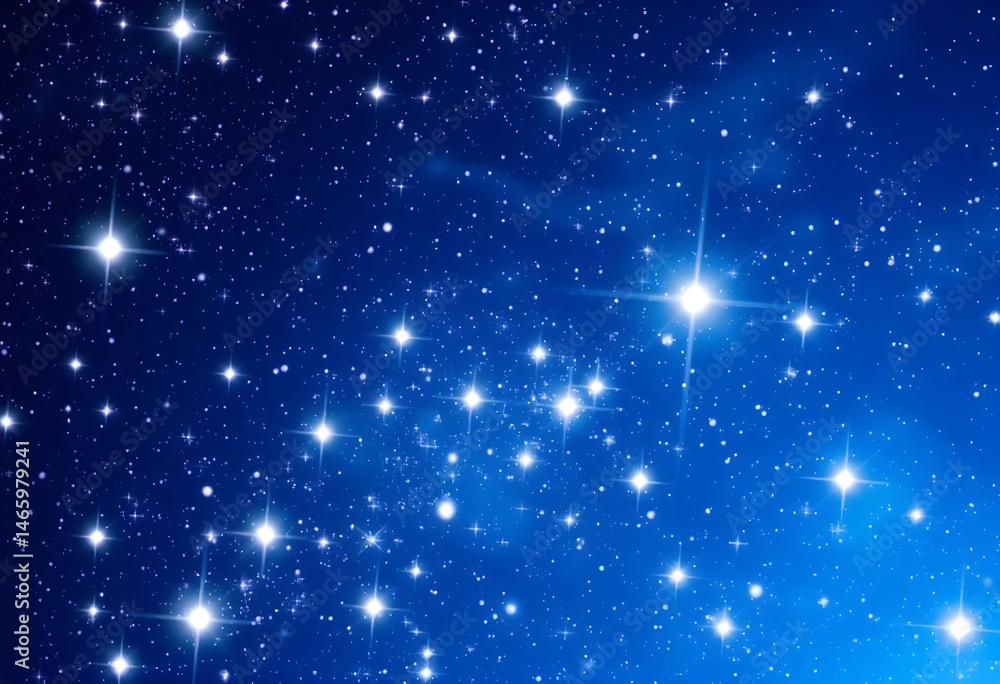 Obraz premium A mesmerizing view of the night sky filled with countless stars.