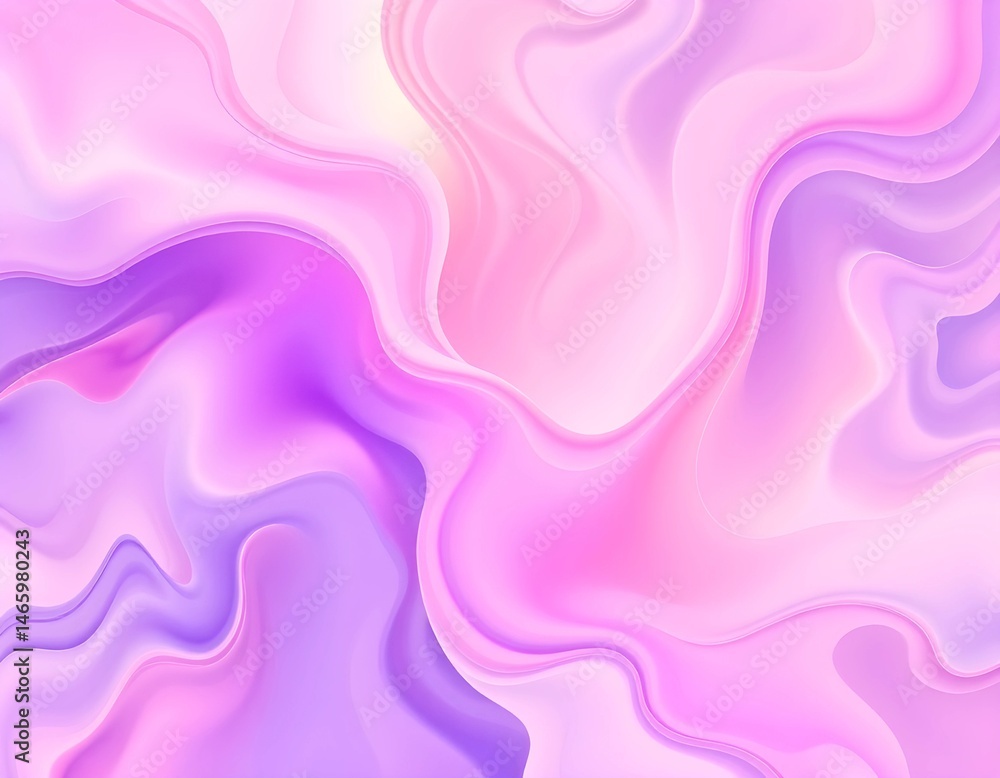 Obraz premium Abstract Liquid Marble Swirls in Pastel Colors