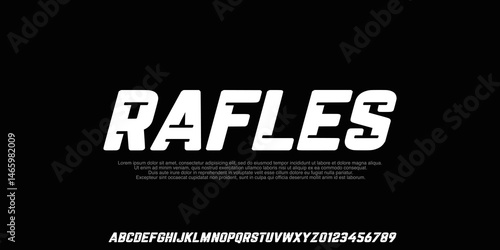 Sport Modern Bold Italic Alphabet Font. Typography fast style fonts for movie technology, sport, motorcycle, racing logo design. vector illustration