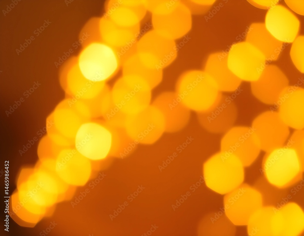 Golden Bokeh Light Display Golden Bokeh Light Display
