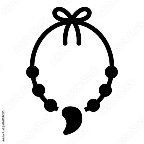 shark tooth necklace pendant glyph icon jewelry feature