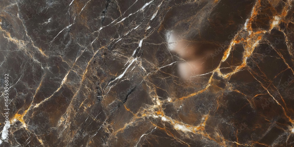 Natural brown marble stone texture background for interior surfaces and architectural material design