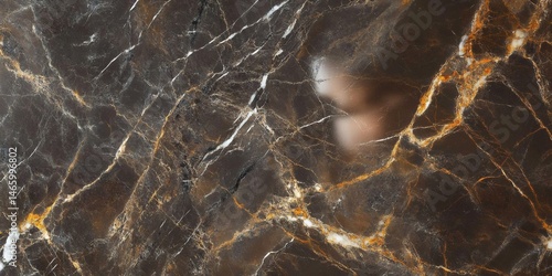 Obraz na płótnie Natural brown marble stone texture background for interior surfaces and architectural material design
w salonie