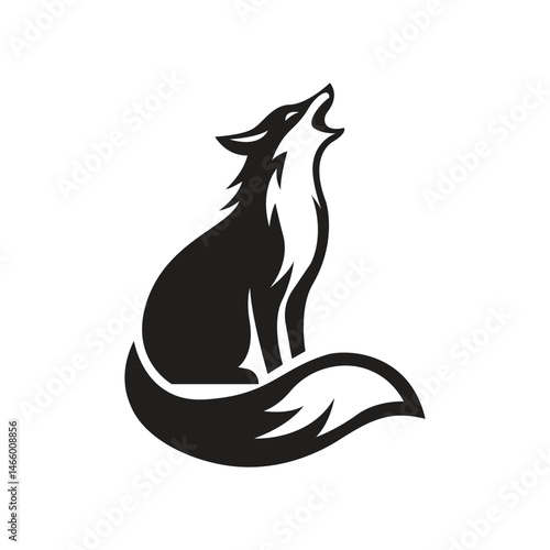 Animal wolf wildlife illustration
