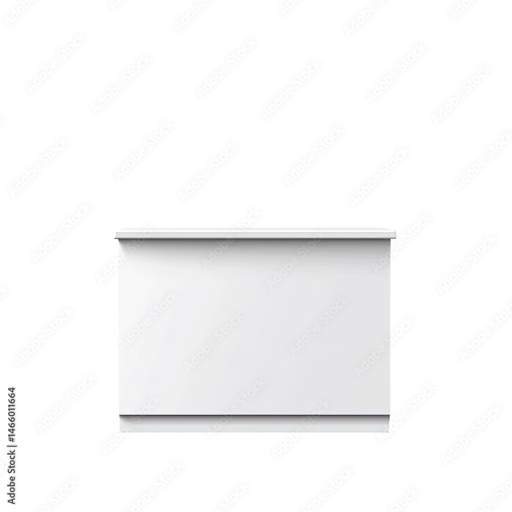 Simple, Rectangular, White Storage Box Simple, Rectangular, White Storage Box
