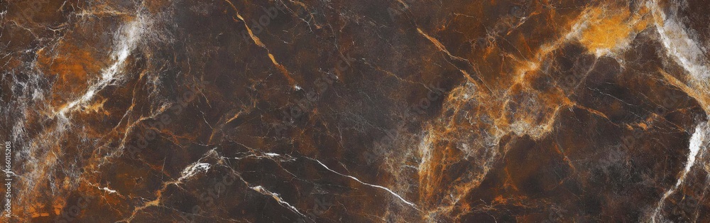 Natural brown marble stone texture background for interior surfaces and architectural material design