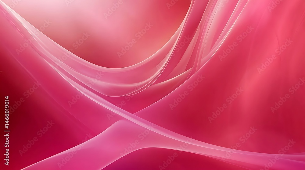 Obraz premium Abstract flowing pink design